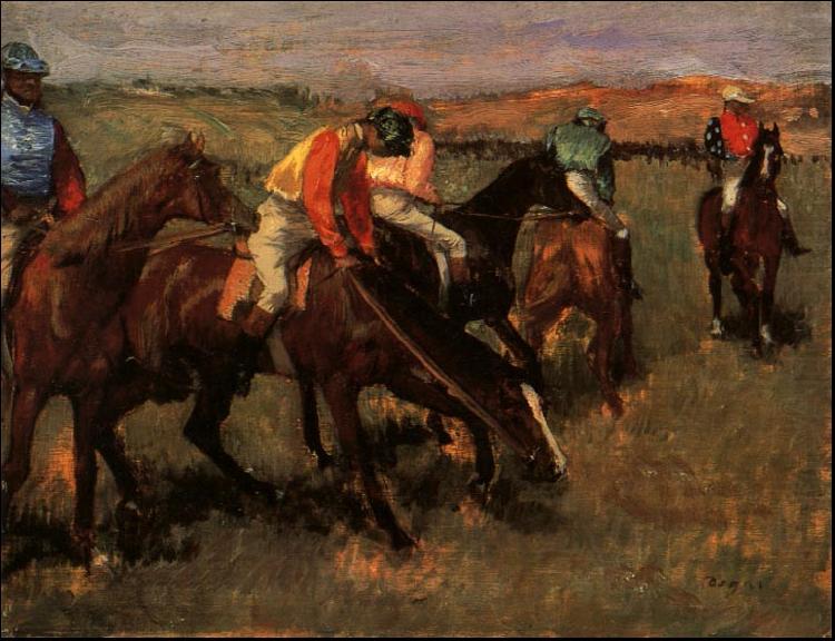 Edgar Degas Before the Race china oil painting image